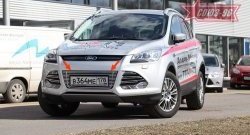 6 209 р. Декоративный элемент воздухозаборника Souz-96 (d10) Ford Kuga 2 дорестайлинг (2013-2016)  с доставкой в г. Новочеркасск. Увеличить фотографию 1