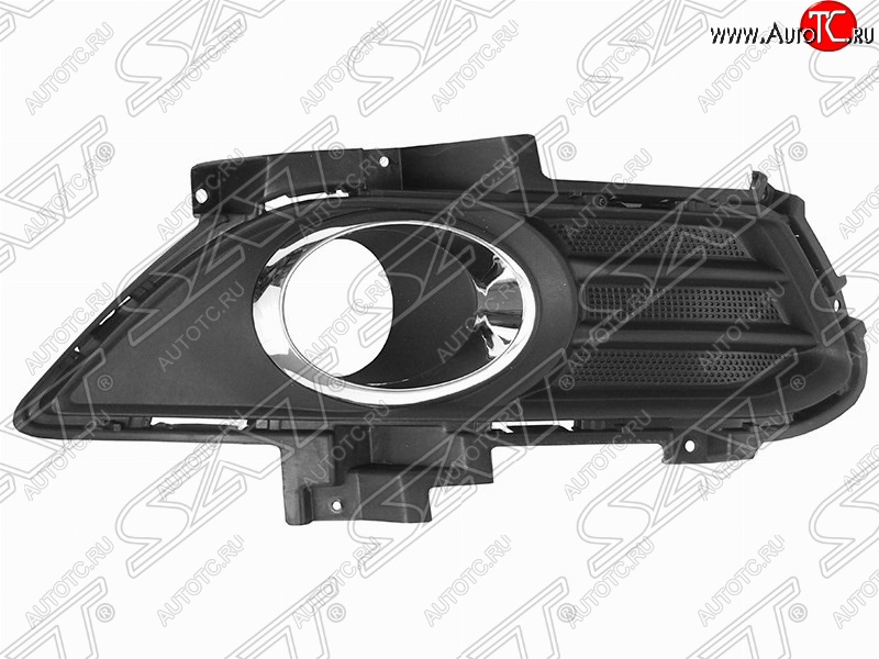 659 р. Правая оправа противотуманной фары SAT (хром ободок)  Ford Mondeo  MK5 CD391 (2014-2018) дорестайлинг седан  с доставкой в г. Новочеркасск