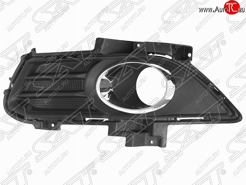 659 р. Левая рамка противотуманной фары SAT (хром) Ford Mondeo MK5 CD391 дорестайлинг седан (2014-2018)  с доставкой в г. Новочеркасск