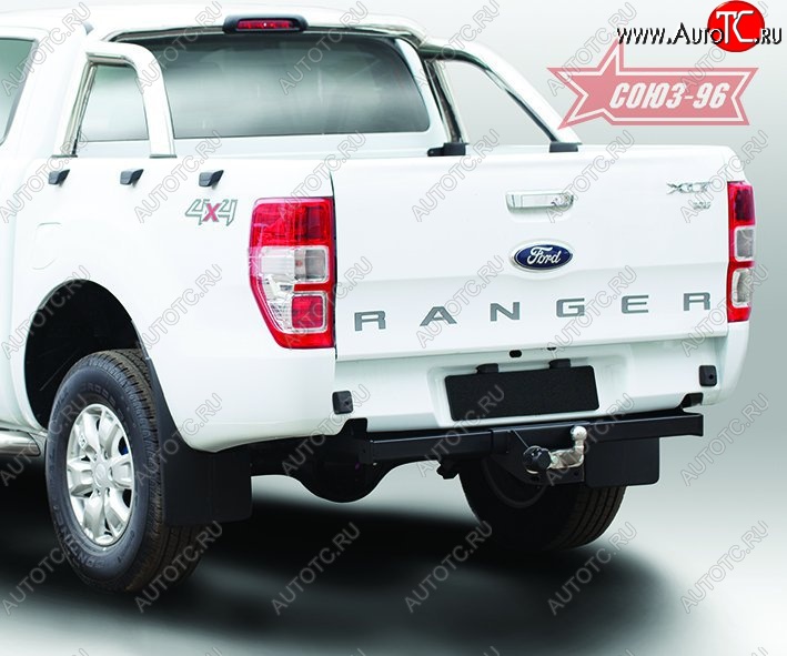 8 594 р. Фаркоп Souz-96 Ford Ranger RapCab дорестайлинг (2011-2016)  с доставкой в г. Новочеркасск