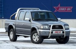 Защита переднего бампера Souz-96 (d76) Ford Ranger (2006-2009)