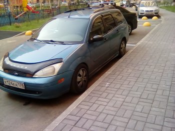 2 819 р. Пластиковые пороги Sport V2 Ford Focus 1 седан дорестайлинг (1998-2002)  с доставкой в г. Новочеркасск. Увеличить фотографию 3