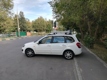 2 499 р. Багажная корзина Металл Дизайн Toyota Crown S170 седан (1999-2003) (серебристая)  с доставкой в г. Новочеркасск. Увеличить фотографию 5