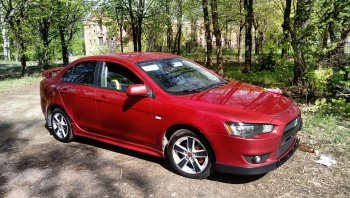 579 р. Реснички на фары Style Mitsubishi Lancer 10 седан дорестайлинг (2007-2010) (Неокрашенные)  с доставкой в г. Новочеркасск. Увеличить фотографию 7