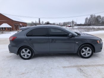 5 399 р. Верхний спойлер Sport 5D (хетчбек) Mitsubishi Lancer 10 хэтчбэк дорестайлинг (2007-2010) (Неокрашенный)  с доставкой в г. Новочеркасск. Увеличить фотографию 4