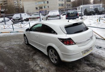 4 049 р. Спойлер на дверь багажника Global Tuning Opel Astra H GTC хэтчбек 3 дв. дорестайлинг (2004-2006) (Неокрашенный)  с доставкой в г. Новочеркасск. Увеличить фотографию 11