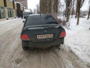 3 999 р. Средний спойлер 2.0 стандарт  Mitsubishi Lancer  9 (2003-2009) 1-ый рестайлинг седан, 2-ой рестайлинг седан (Без места под стоп-сигнал, Неокрашенный)  с доставкой в г. Новочеркасск. Увеличить фотографию 8