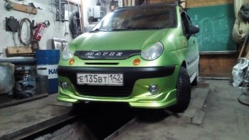 3 999 р. Накладка переднего бампера Sport-Line Daewoo Matiz M100 дорестайлинг (1998-2000)  с доставкой в г. Новочеркасск. Увеличить фотографию 2