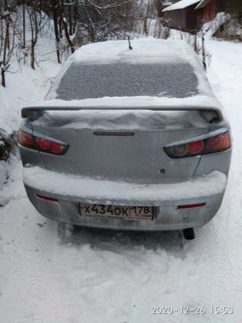 499 р. Реснички на фонари RA  Mitsubishi Lancer  10 (2007-2017) седан дорестайлинг, хэтчбэк дорестайлинг, седан рестайлинг (Неокрашенные)  с доставкой в г. Новочеркасск. Увеличить фотографию 4