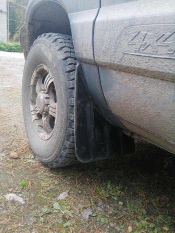 899 р. Передние широкие брызговики Лидер  Chevrolet Niva  2123 (2002-2008), Лада 2123 (Нива Шевроле) (2002-2008)  с доставкой в г. Новочеркасск. Увеличить фотографию 12