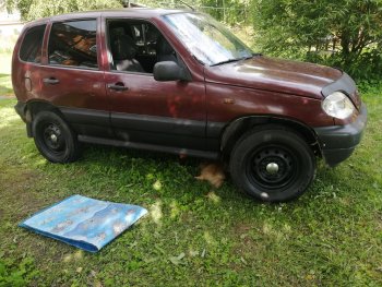 1 189 р. Пороги накладки Autodemic  Chevrolet Niva  2123 (2002-2008), Лада 2123 (Нива Шевроле) (2002-2008) (Текстурная поверхность)  с доставкой в г. Новочеркасск. Увеличить фотографию 6