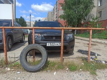 4 599 р. Решётка радиатора DM-Style Renault Duster HS дорестайлинг (2010-2015) (Без сетки, Неокрашенная глянец (под окраску))  с доставкой в г. Новочеркасск. Увеличить фотографию 6