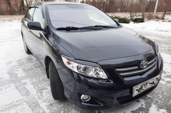 699 р. Комплект ресничек на фары Sport Toyota Corolla E150 седан дорестайлинг (2006-2010) (Неокрашенные)  с доставкой в г. Новочеркасск. Увеличить фотографию 18