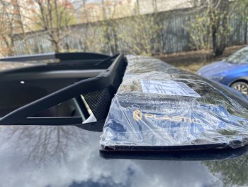 1 759 р. Универсальный дефлектор люка CA Plastic (940 мм) Lexus CT200h A10 дорестайлинг (2011-2013) (Classic полупрозрачный)  с доставкой в г. Новочеркасск. Увеличить фотографию 5