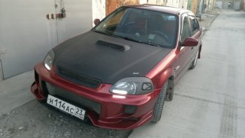 7 299 р. Передний бампер VeilSide Honda Civic EJ,EK,EM седан дорестайлинг (1995-1998) (кузов: седан)  с доставкой в г. Новочеркасск. Увеличить фотографию 4