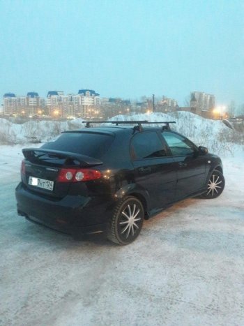 2 569 р. Пороги накладки Атланта  Chevrolet Lacetti  хэтчбек (2002-2013) (Неокрашенные)  с доставкой в г. Новочеркасск. Увеличить фотографию 5