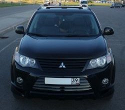 2 849 р. Накладка переднего бампера Sport  Mitsubishi Outlander  XL (2005-2009) (CW)  дорестайлинг (Неокрашенная)  с доставкой в г. Новочеркасск. Увеличить фотографию 13