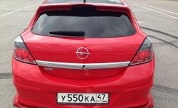 4 049 р. Спойлер на дверь багажника Global Tuning Opel Astra H GTC хэтчбек 3 дв. дорестайлинг (2004-2006) (Неокрашенный)  с доставкой в г. Новочеркасск. Увеличить фотографию 9