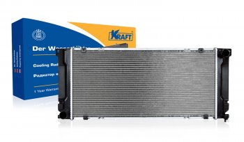 Радиатор двигателя KRAFT (дв. Cummins ISF 2.8S, Евро-4, технология NOC) ГАЗ ГАЗель 3302 дорестайлинг шасси (1994-2002)