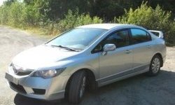 1 649 р. Реснички на фары CT Honda Civic FD седан дорестайлинг (2005-2008) (Неокрашенные)  с доставкой в г. Новочеркасск. Увеличить фотографию 3