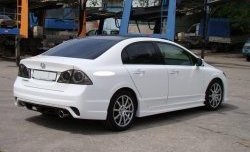 18 499 р. Задний бампер INGS Extreem Honda Civic FD седан дорестайлинг (2005-2008) (Неокрашенный)  с доставкой в г. Новочеркасск. Увеличить фотографию 2