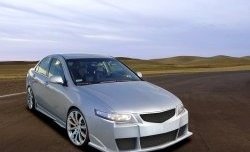 3 649 р. Реснички на фары EVO  Honda Accord  CL (2002-2008) седан дорестайлинг, седан рестайлинг  с доставкой в г. Новочеркасск. Увеличить фотографию 1