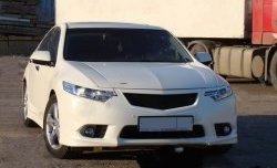 1 299 р. Реснички Sport на фары рестайлинг Honda Accord CU седан дорестайлинг (2008-2011) (Неокрашенные)  с доставкой в г. Новочеркасск. Увеличить фотографию 3