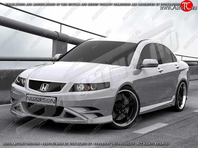 15 299 р. Пороги накладки Neodesign  Honda Accord  CF (1997-2002) седан дорестайлинг, седан рестайлинг  с доставкой в г. Новочеркасск