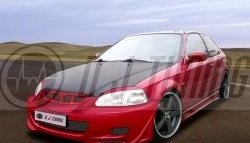 12 299 р. Пороги накладки (дорестайлинг) D.J. Honda Civic ES седан дорестайлинг (2000-2003)  с доставкой в г. Новочеркасск. Увеличить фотографию 1