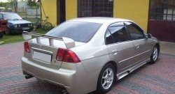 22 899 р. Задний бампер Jaguar  Honda Civic  ES (2000-2003) седан дорестайлинг  с доставкой в г. Новочеркасск. Увеличить фотографию 1