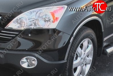 2 999 р. Подиумы противотуманных фар СТ  Honda CR-V  RE1,RE2,RE3,RE4,RE5,RE7 (2007-2012) дорестайлинг, рестайлинг  с доставкой в г. Новочеркасск