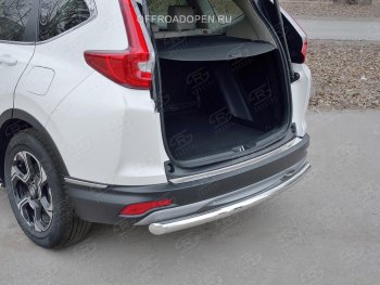 2 749 р. Накладка на задний бампер Russtal (лист) Honda CR-V RW,RT дорестайлинг (2016-2020)  с доставкой в г. Новочеркасск. Увеличить фотографию 3