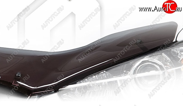 2 079 р. Дефлектор капота CA-Plastiс  Honda Elysion  Prestige (2007-2013) RR (Classic полупрозрачный, Без надписи)  с доставкой в г. Новочеркасск