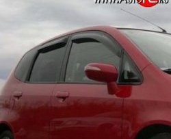 899 р. Дефлекторы окон (ветровики) Novline 4 шт Honda Fit 1 GD дорестайлинг (2001-2004)  с доставкой в г. Новочеркасск. Увеличить фотографию 1