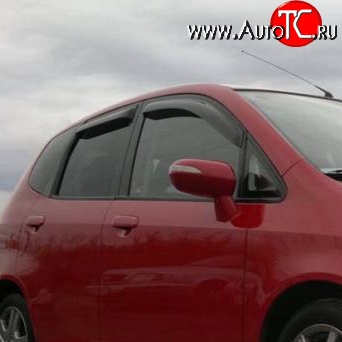 899 р. Дефлекторы окон (ветровики) Novline 4 шт Honda Fit 1 GD дорестайлинг (2001-2004)  с доставкой в г. Новочеркасск