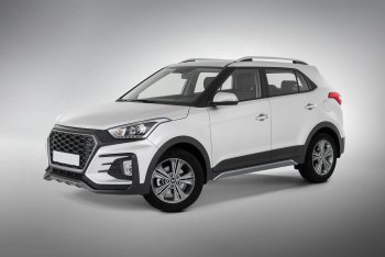 22 499 р. Передний бампер Xmug Hyundai Creta GS дорестайлинг (2015-2019) (Неокрашенный)  с доставкой в г. Новочеркасск. Увеличить фотографию 4