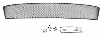 Сетка на бампер внешняя Arbori Hyundai Creta GS рестайлинг (2019-2021)  (Черная 10 мм)