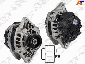 11 449 р. Генератор SAT (12V, 90A, 1,6 G4FC)  Hyundai i20 (PB,  GB), I30 (FD,  2 GD,  3 PD), I30 Fastback (PD), KIA Cerato (2 TD)  с доставкой в г. Новочеркасск. Увеличить фотографию 1