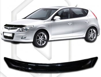 Дефлектор капота CA-Plastic Hyundai (Хюндаи) I30 (и30)  FD (2007-2012) FD универсал дорестайлинг, хэтчбек дорестайлинг, универсал рестайлинг, хэтчбэк 5 дв. рестайлинг