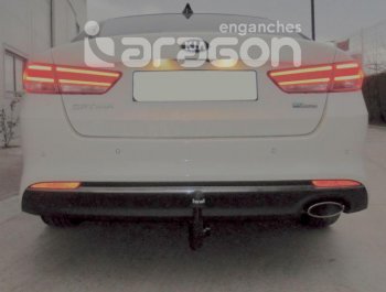 22 699 р. Фаркоп Aragon.(шар V) KIA Optima 4 JF дорестайлинг седан (2016-2018)  с доставкой в г. Новочеркасск. Увеличить фотографию 2