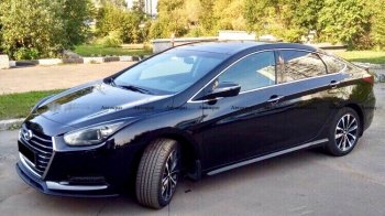 5 649 р. Юбка переднего бампера АВТОКРАТ Hyundai I40 1 VF дорестайлинг седан (2011-2015) (Неокрашенная)  с доставкой в г. Новочеркасск. Увеличить фотографию 4