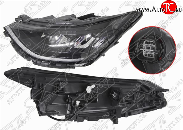 23 999 р. Левая передняя фара SAT (LED)  Hyundai Sonata  DN8 (2019-2022)  с доставкой в г. Новочеркасск