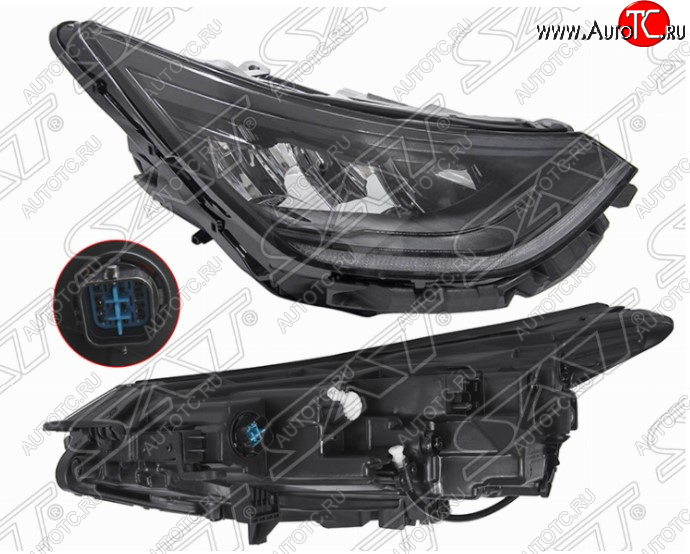 23 999 р. Правая передняя фара SAT (LED)  Hyundai Sonata  DN8 (2019-2022)  с доставкой в г. Новочеркасск