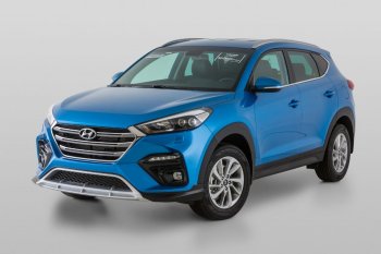 21 899 р. Передний бампер YT  Hyundai Tucson  TL (2015-2018) дорестайлинг (Неокрашенный)  с доставкой в г. Новочеркасск. Увеличить фотографию 3