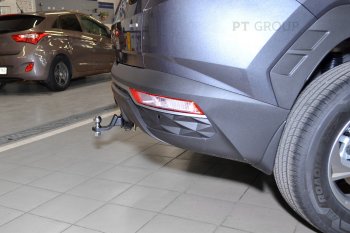 14 999 р. Фаркоп Petroil Tuning (съемный квадрат, сборка РФ) Hyundai Tucson NX4 (2020-2022)  с доставкой в г. Новочеркасск. Увеличить фотографию 2