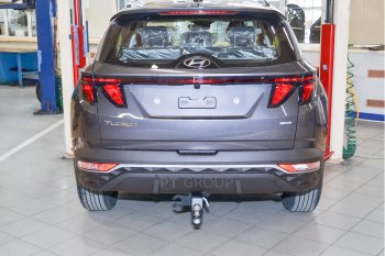 14 999 р. Фаркоп Petroil Tuning (съемный квадрат, сборка РФ) Hyundai Tucson NX4 (2020-2022)  с доставкой в г. Новочеркасск. Увеличить фотографию 3