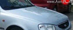 15 999 р. Капот Стандартный Hyundai Accent седан ТагАЗ (2001-2012) (Окрашенный)  с доставкой в г. Новочеркасск. Увеличить фотографию 1