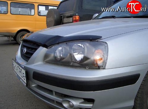 2 599 р. Дефлектор капота NovLine Hyundai Elantra XD седан дорестайлинг (2000-2003)  с доставкой в г. Новочеркасск