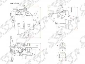 1 749 р. Катушка зажигания SAT Hyundai Elantra HD (2006-2011)  с доставкой в г. Новочеркасск. Увеличить фотографию 1