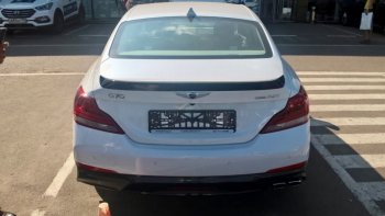 7 949 р. Спойлер на багажник АвтоКрат Hyundai Genesis DH седан рестайлинг (2014-2017) (Неокрашенный)  с доставкой в г. Новочеркасск. Увеличить фотографию 5